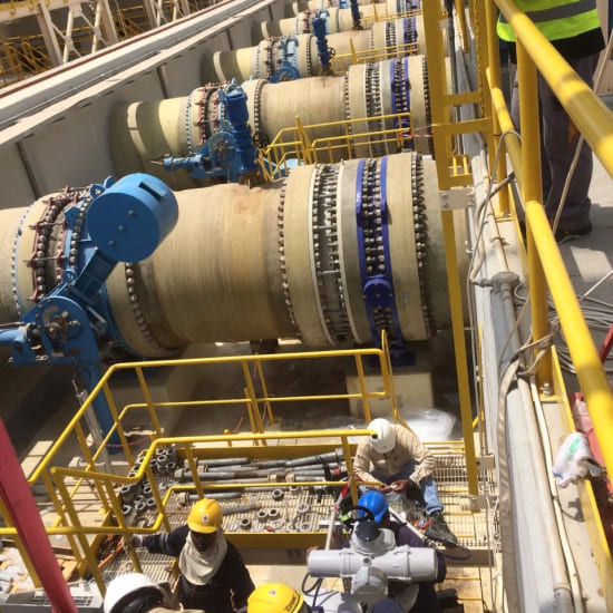 Klamflex Yanbu III Desalination Plant Saudi Arabia